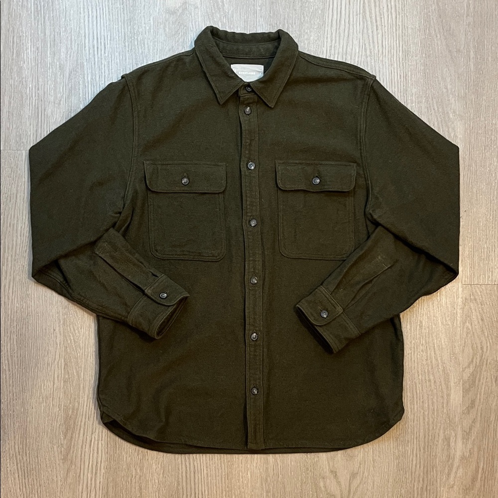 Everlane Dark Green Button-Up Shirt